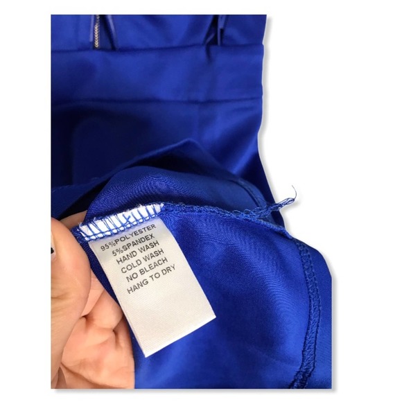 Entry | Royal Blue Dress w/ Chest & Side Cut Outs - Picture 10 of 10